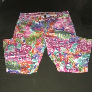 Ralph Lauren floral jeans